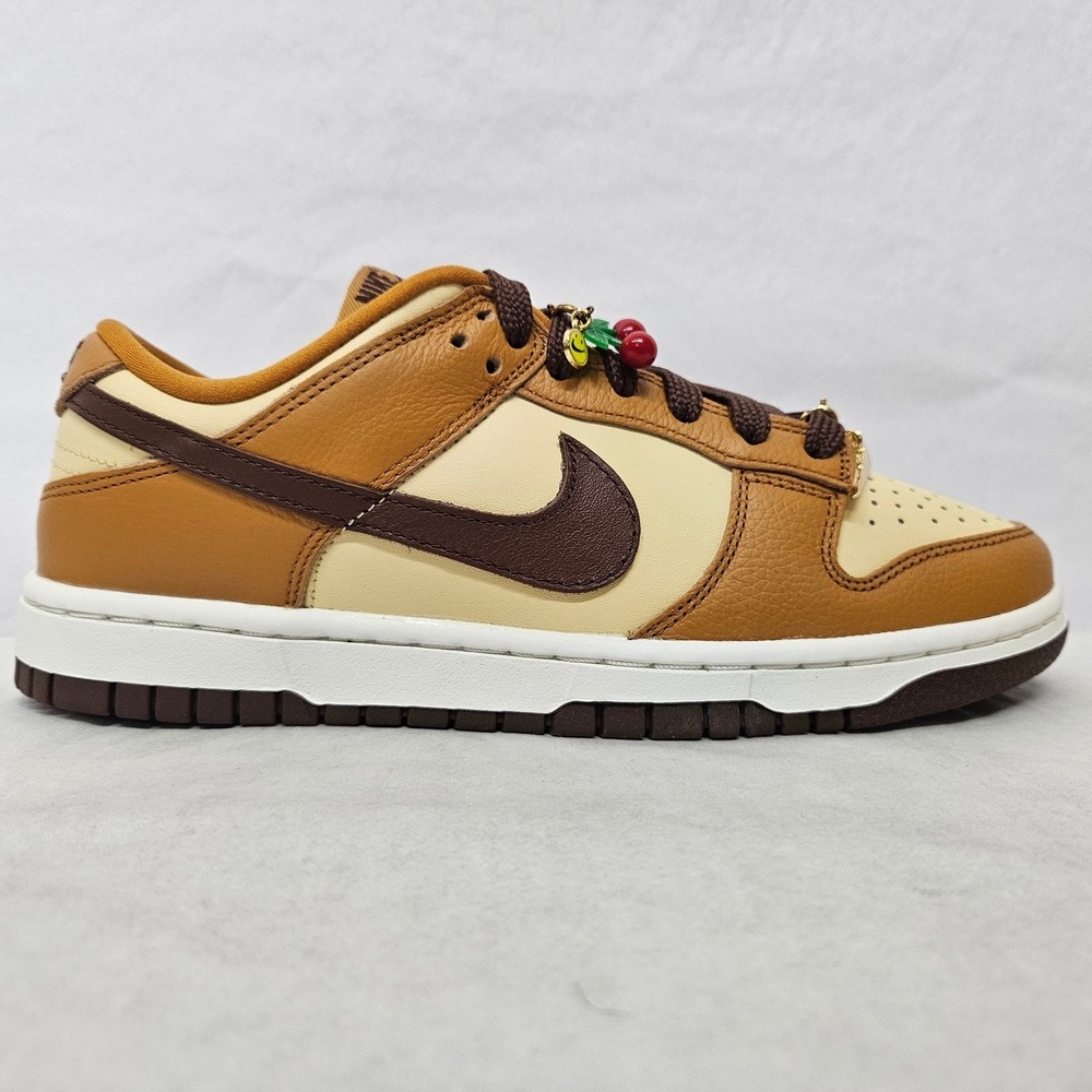 Nike Dunk Low SE Sneakers HQ7487-700 Desert Ochre Fauna Brown Womens Size 9 - Picture 11 of 11
